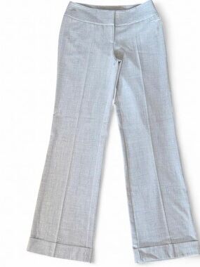 White House Black Market Light Gray Knit Top